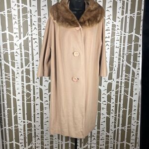 Bernhard Altmann Vintage 40s 50s Cashmere Overcoat